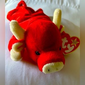 Ty beanie baby Snort dob May 15, 1995 with original tags HANDMADE